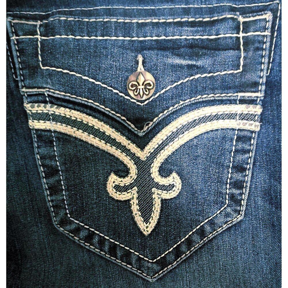 Men's Straight Medium Wash Rock Revival Jeans "Tyson" Tag Size: 36 Inseam: 32"
